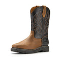 SUREWAY Men’s 1005 10-Inch Brown Western Work Boots – Steel Toe or Soft Toe