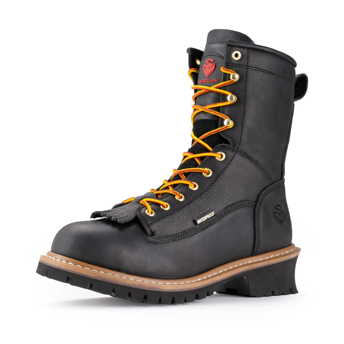 SUREWAY Men’s 1020 S WP 10-Inch Waterproof Steel Toe Logger Boots