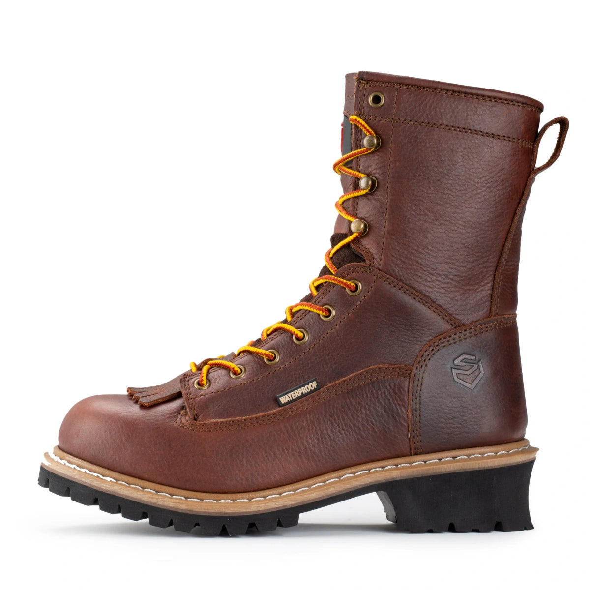 SUREWAY Men’s 1020 S WP 10-Inch Waterproof Steel Toe Logger Boots