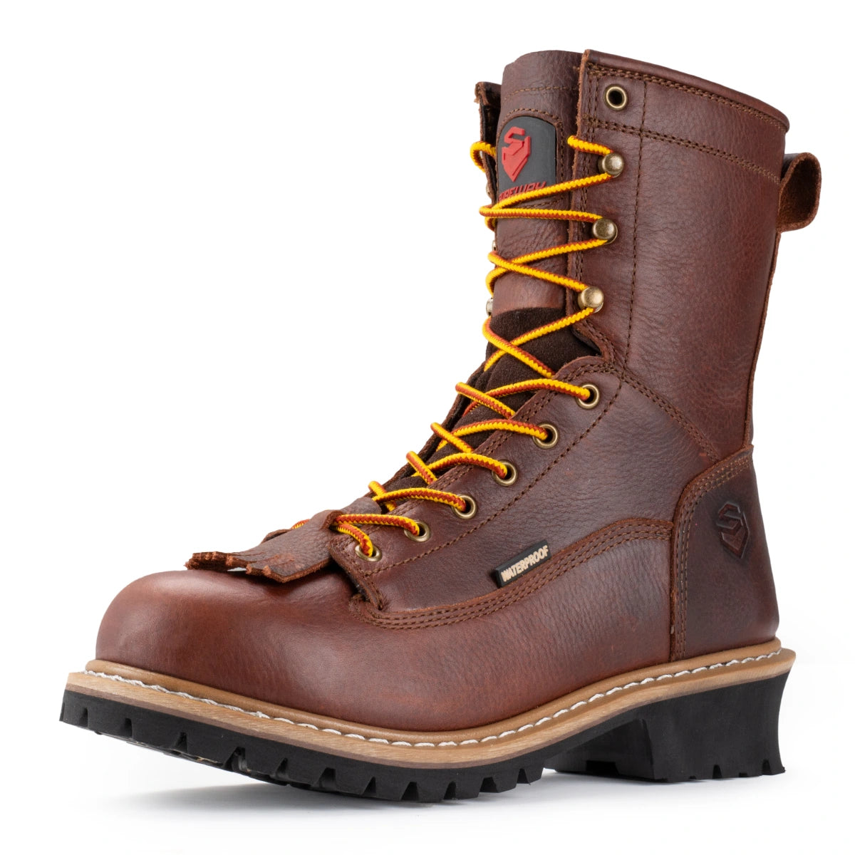 SUREWAY Men’s 1020 S WP 10-Inch Waterproof Steel Toe Logger Boots