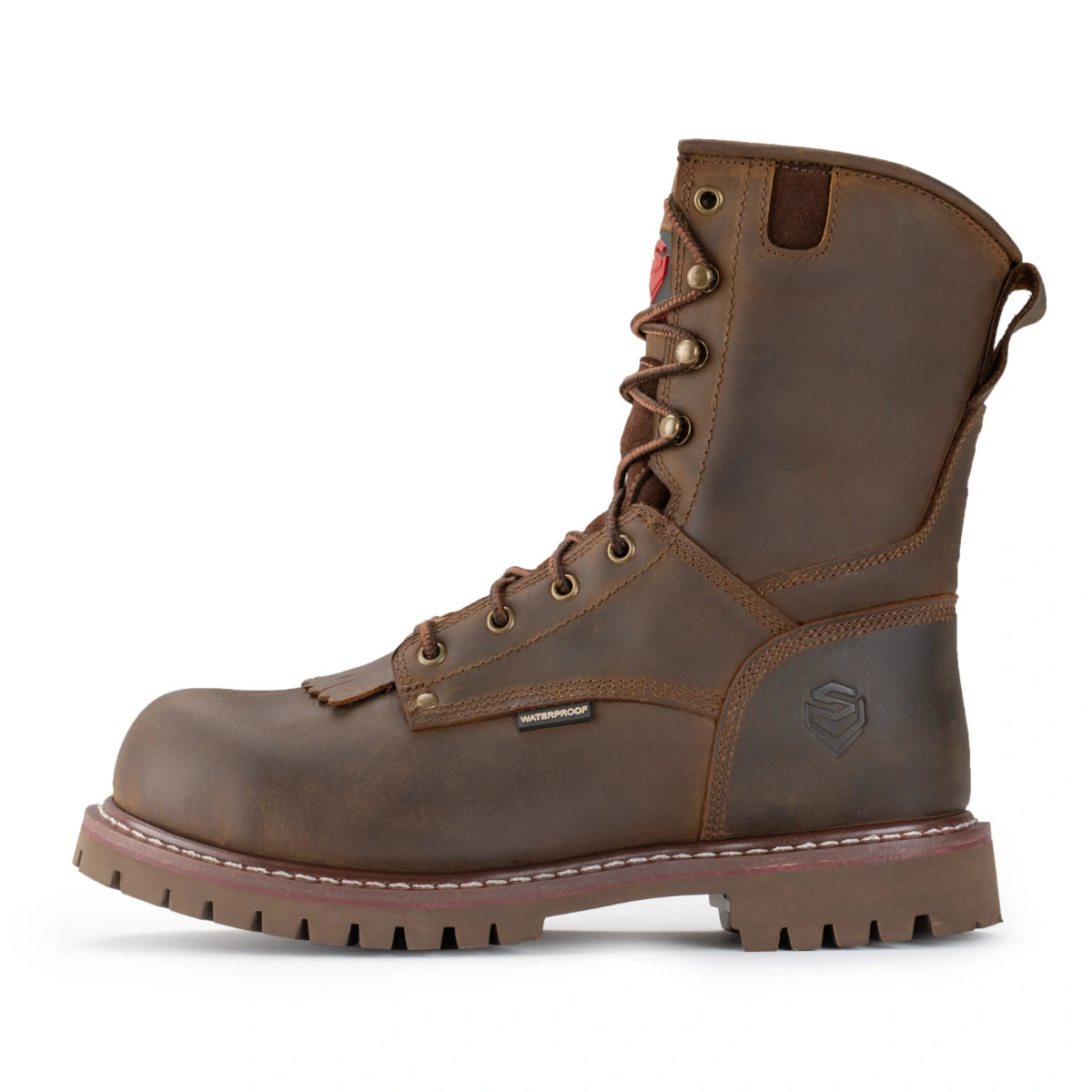 SUREWAY Men’s 1021 S WP 10-Inch Waterproof Steel Toe Logger Boots
