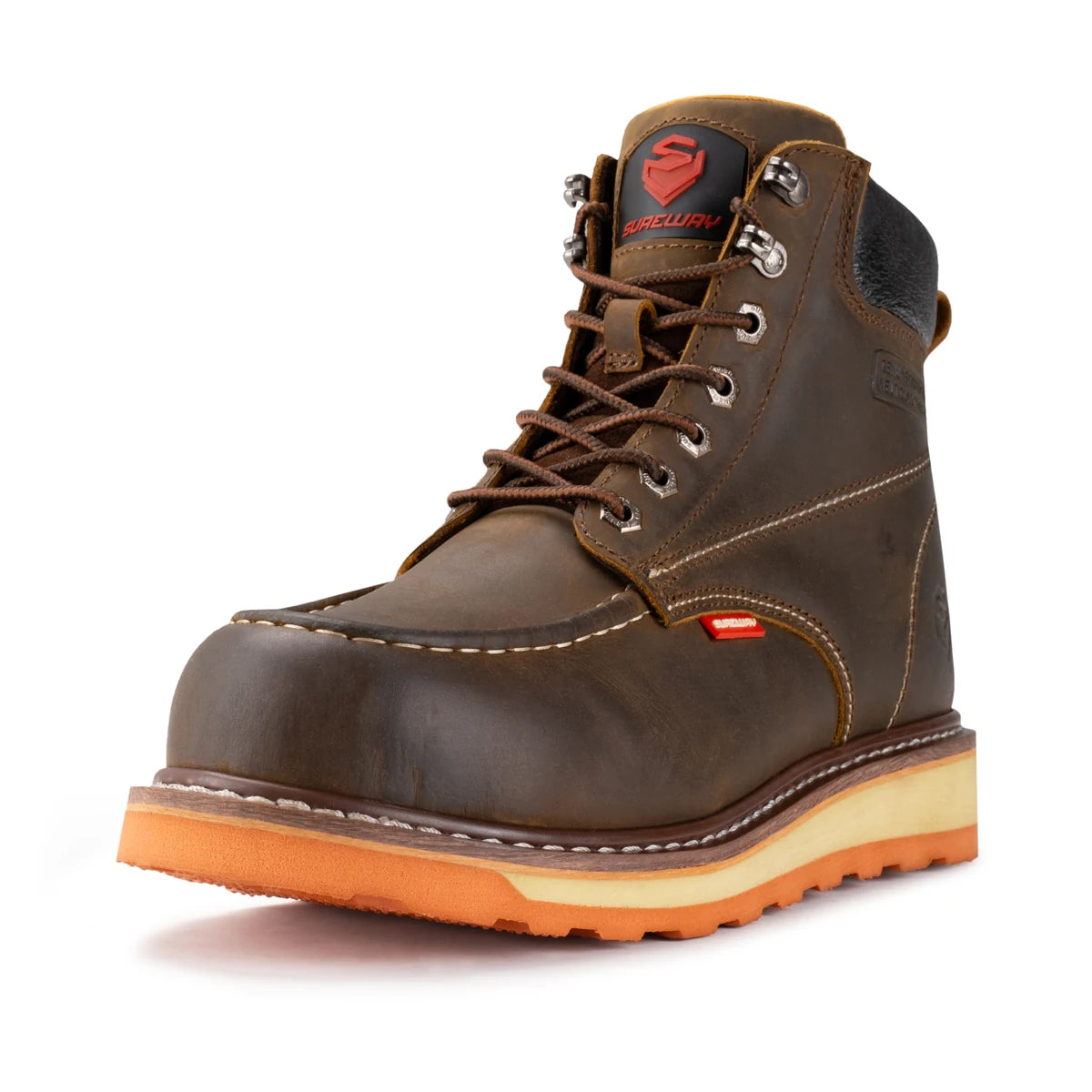 SUREWAY 601M Men’s 6-Inch Moc Toe Work Boots