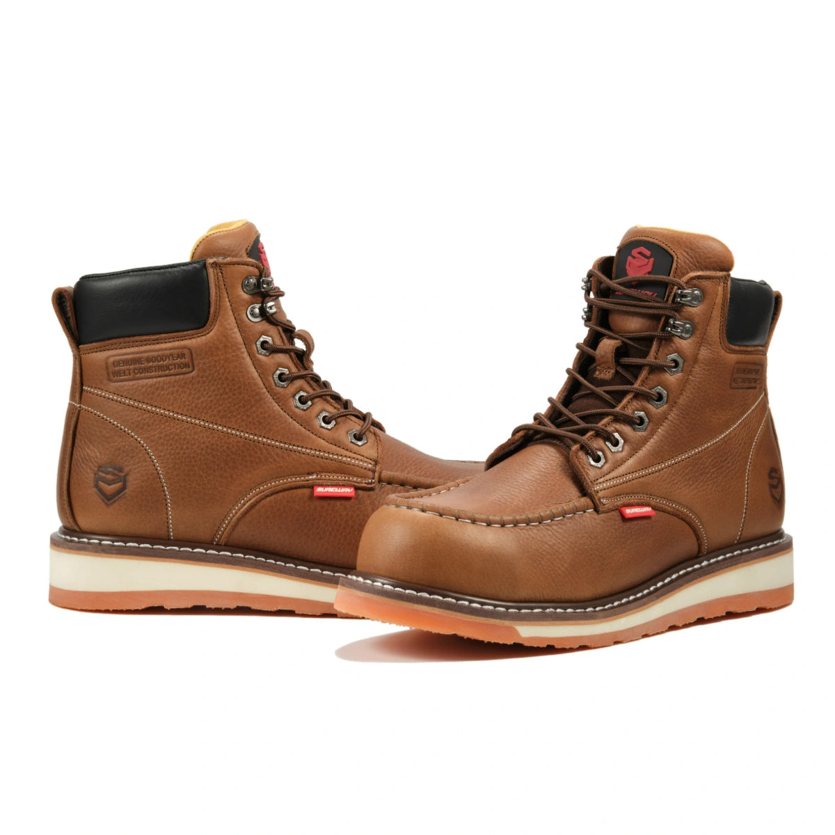 SUREWAY 601M Men’s 6-Inch Moc Toe Work Boots