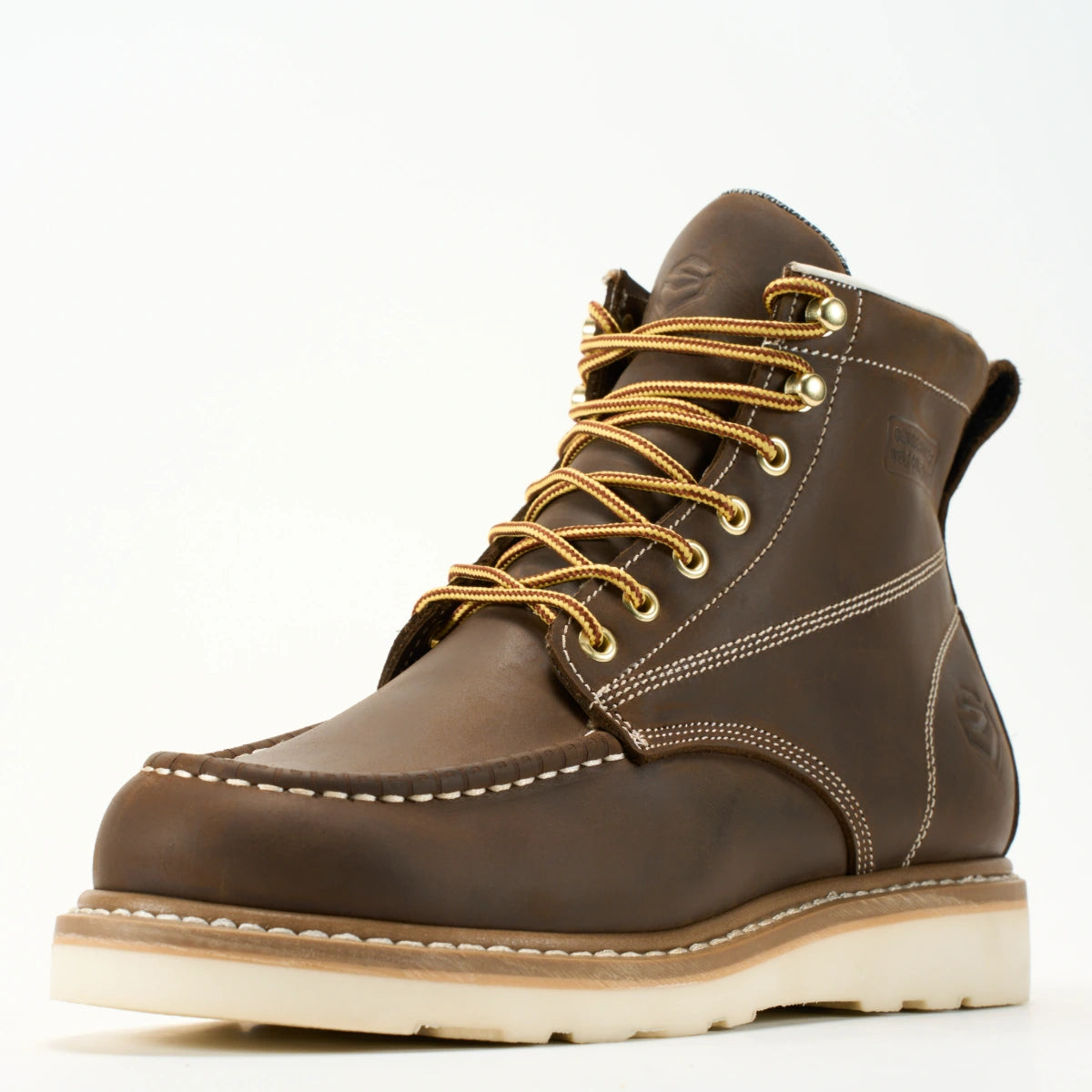 SUREWAY N603M 6-Inch Men’s Leather Moc Toe Work Boots – Goodyear Welt