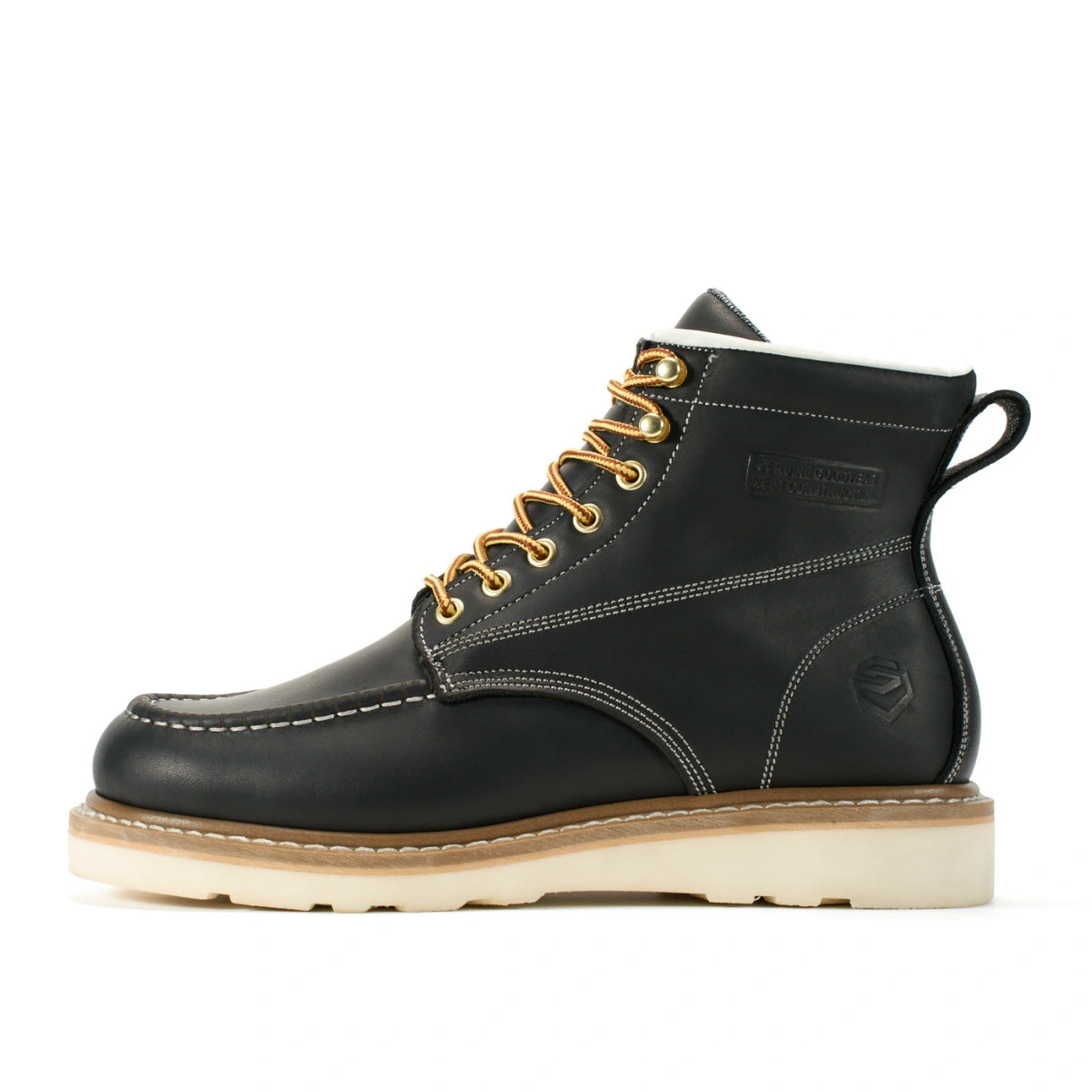 SUREWAY N603M 6-Inch Men’s Leather Moc Toe Work Boots – Goodyear Welt