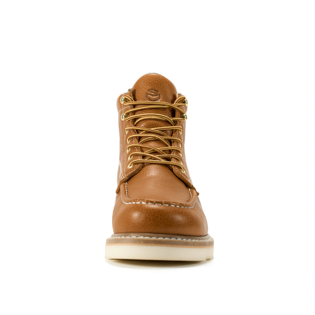 SUREWAY N603M 6-Inch Men’s Leather Moc Toe Work Boots – Goodyear Welt