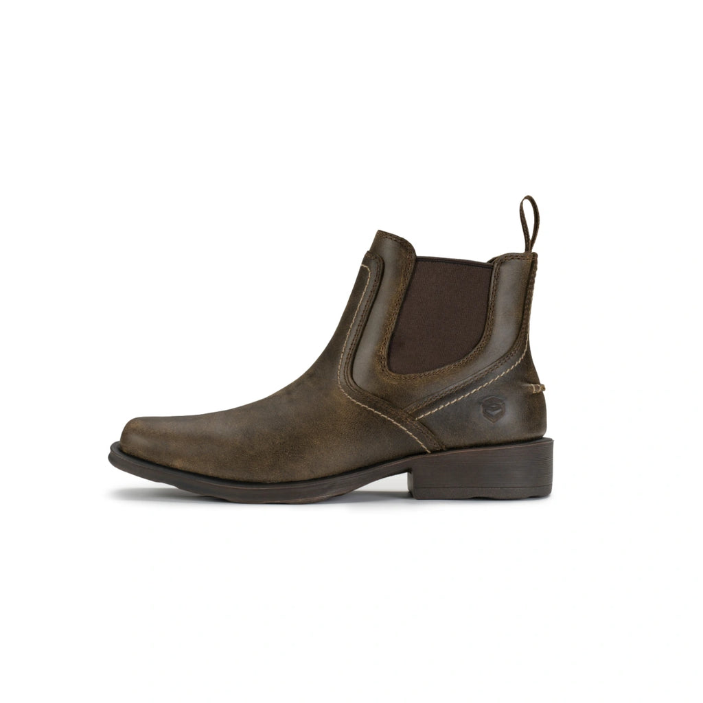 SUREWAY N608 Men’s 6-Inch Leather Chelsea Boots