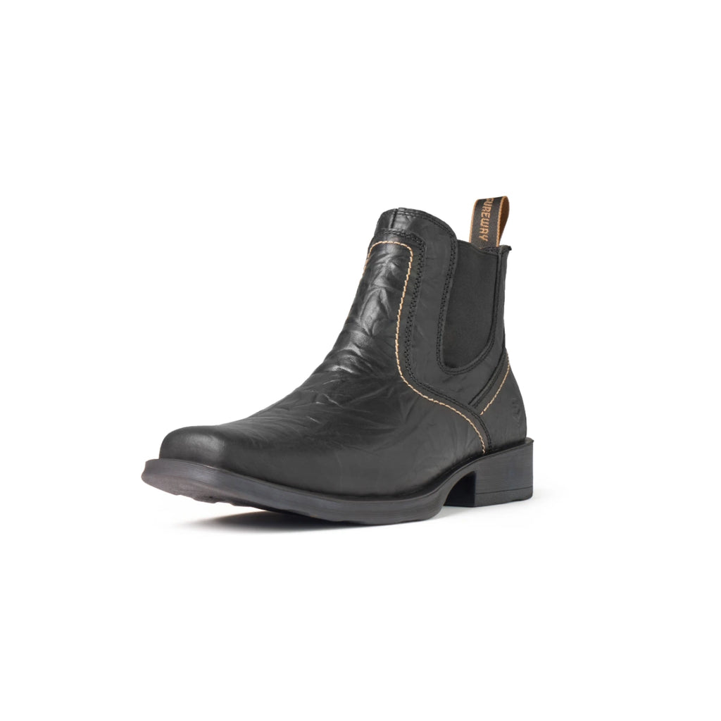 SUREWAY N608 Men’s 6-Inch Leather Chelsea Boots
