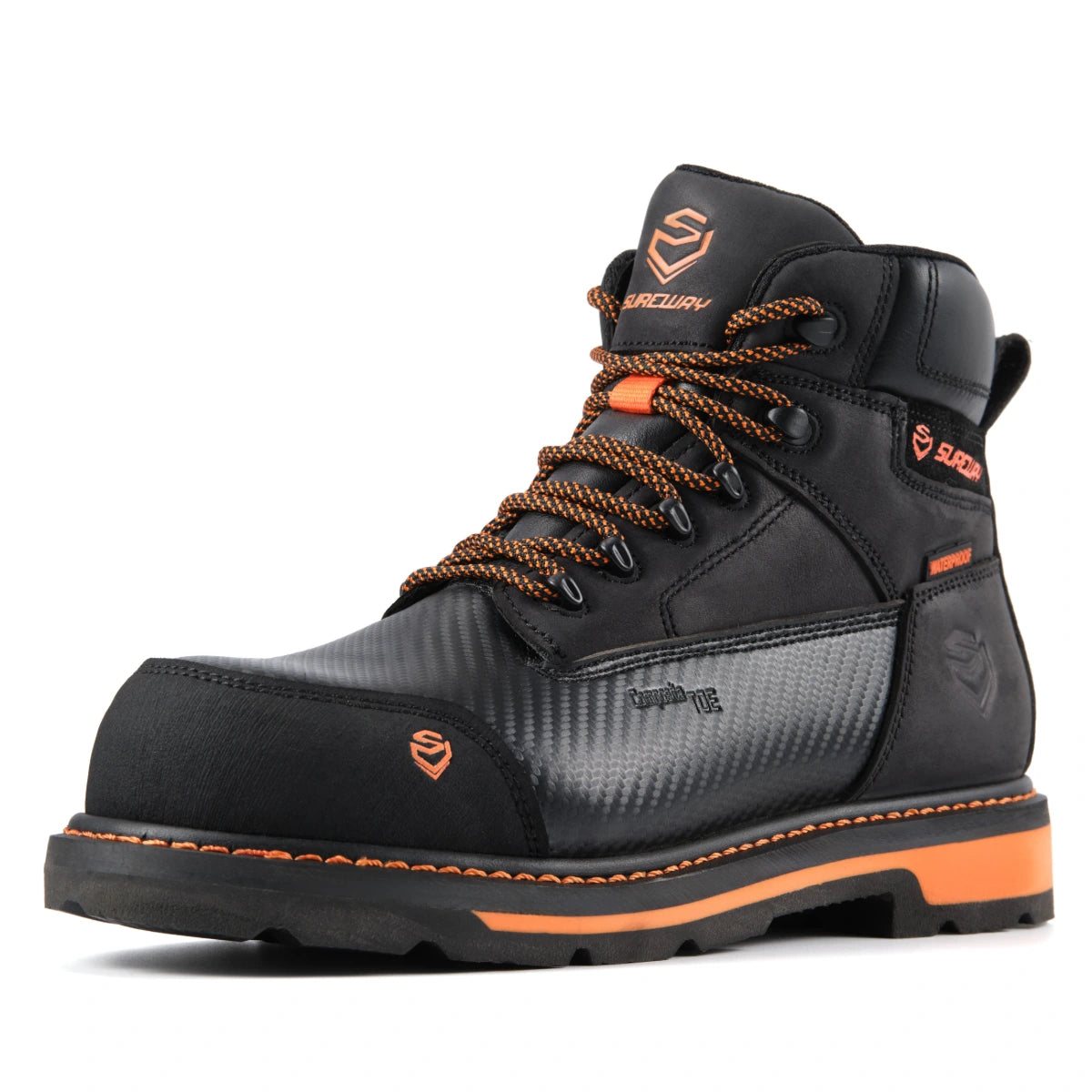 SUREWAY 616 Men’s 6-Inch Heavy-Duty Waterproof Work Boots – Soft & Composite Toe