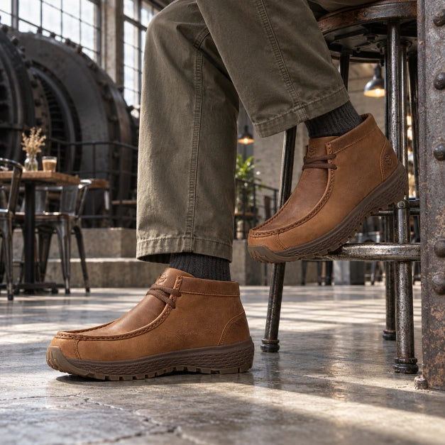 SUREWAY Men‘s 620M 6-Inch Slip-On Moc Toe Chukka Boot — detail image 3