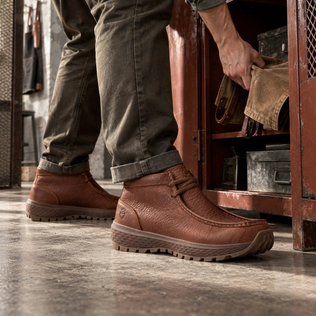 SUREWAY Men‘s 620M 6-Inch Slip-On Moc Toe Chukka Boot — detail image 1