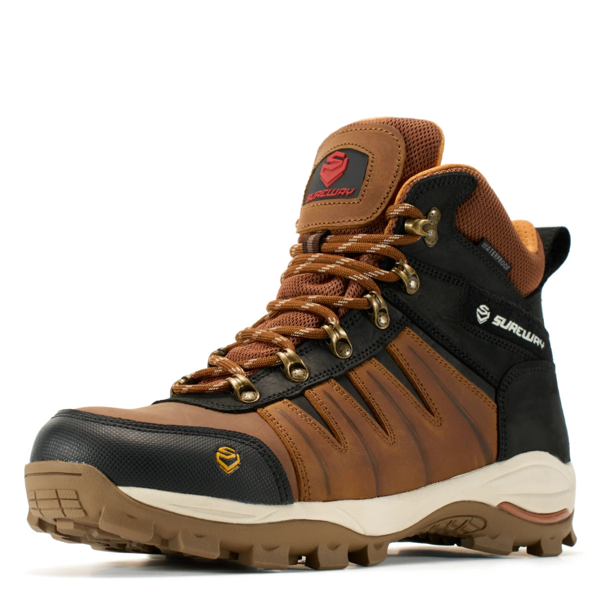 SUREWAY 630 S WP Men’s 6-Inch Waterproof Steel Toe Leather Work Boots