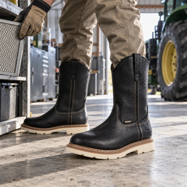 SUREWAY 65102 Men's Waterproof Western Work Boots – Steel or Soft Toe — detail image 3