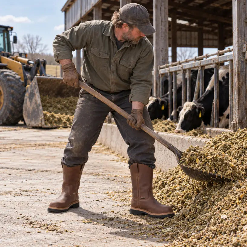 SUREWAY 65102 Men's Waterproof Western Work Boots – Steel or Soft Toe — detail image 2