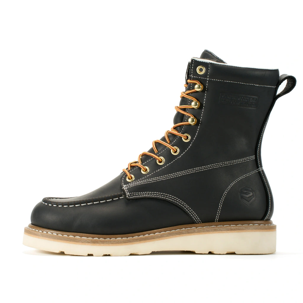 SUREWAY N803M Men’s 8-Inch Moc Toe Work Boots – Goodyear Welt
