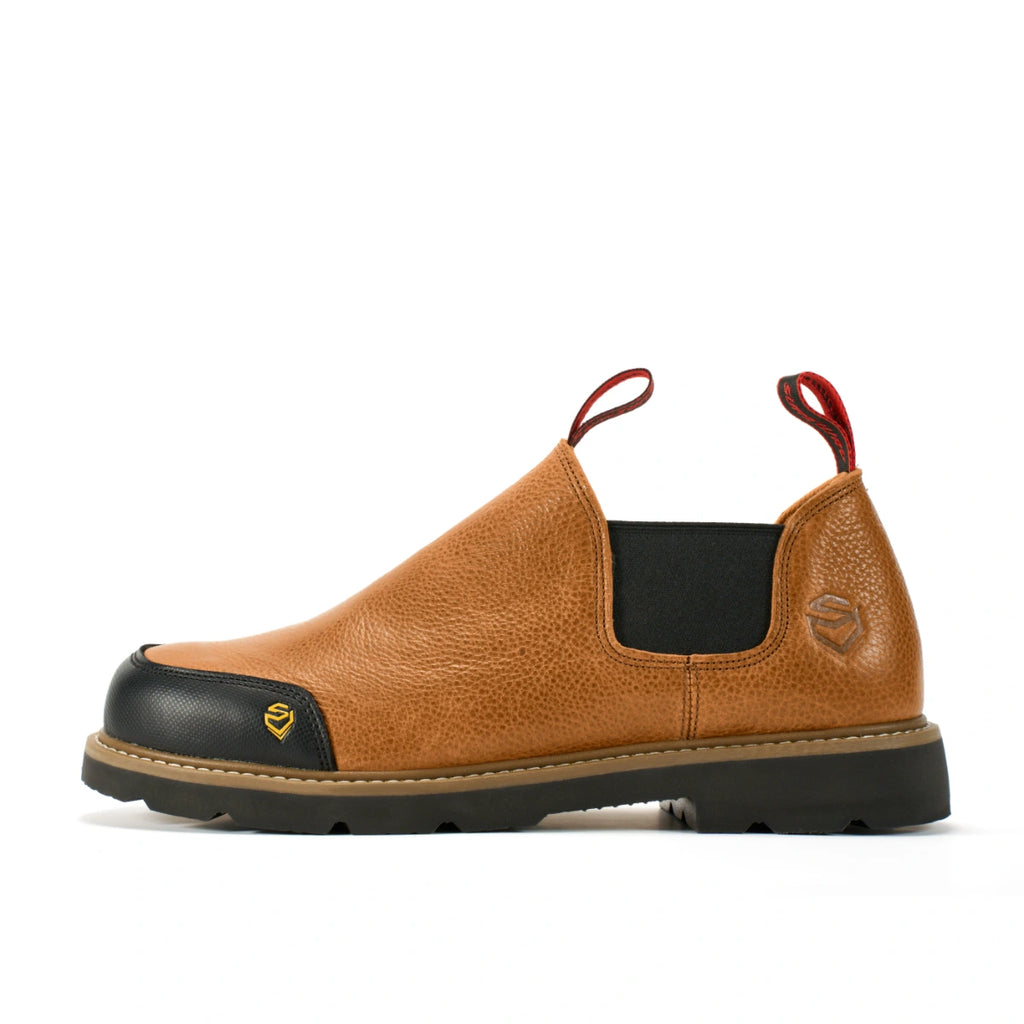 SUREWAY N501 Men’s 4-Inch Leather Slip-On Work Boots – Goodyear Welt