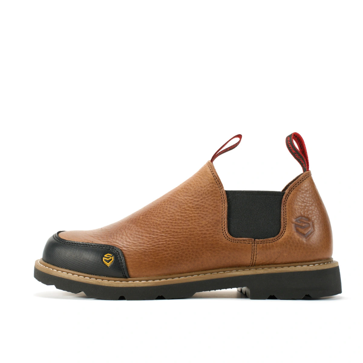SUREWAY N501 Men’s 4-Inch Leather Slip-On Work Boots – Goodyear Welt