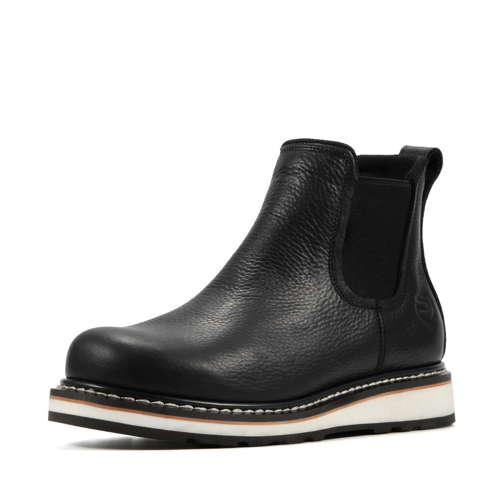 Botas de trabajo para hombre SUREWAY N607 de 6 pulgadas, estilo Chelsea, con construcción Goodyear Welt y puntera blanda