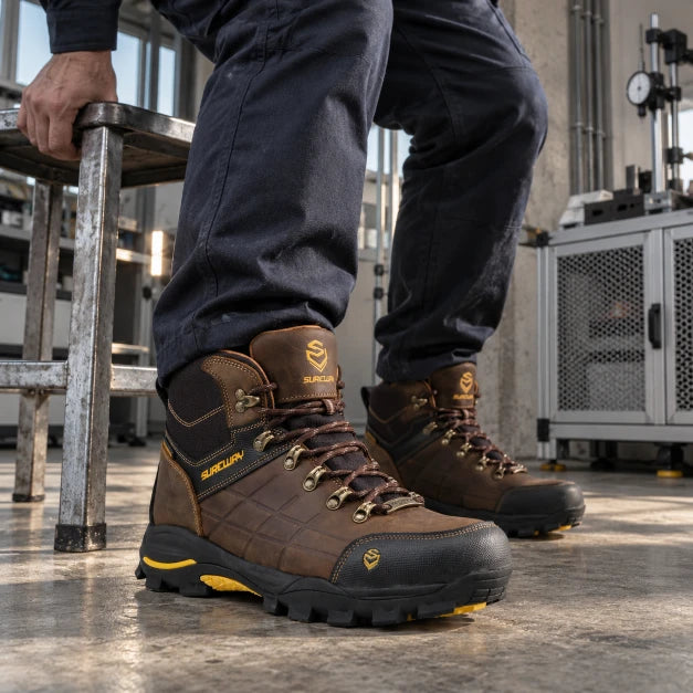 SUREWAY N629 Men’s 6-Inch Waterproof Hiker-Style Work Boots — detail image 2